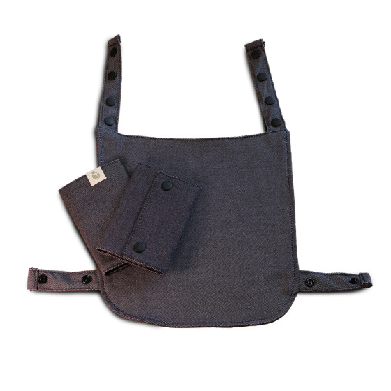 Guizy teething pads and baby hood - harmony