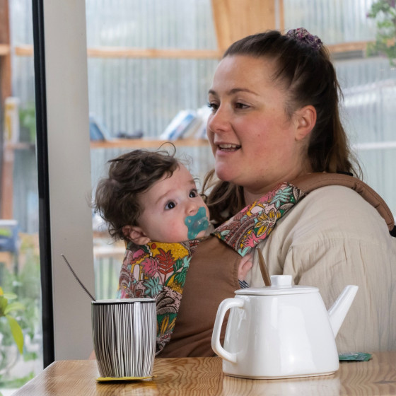 Guizy Oasis - Porte-bébé physiologique dès la naissance