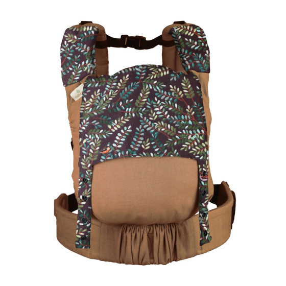 Naturioù Guizy Brun Sarrasin - Ergonomic baby carrier from birth