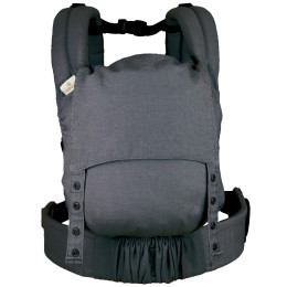 Naturioù Guizy Gris Marin - Ergonomic baby carrier from birth - Gris Marin
