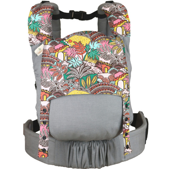 Guizy Gris Galet - Porte-bébé physiologique dès la naissance Naturiou