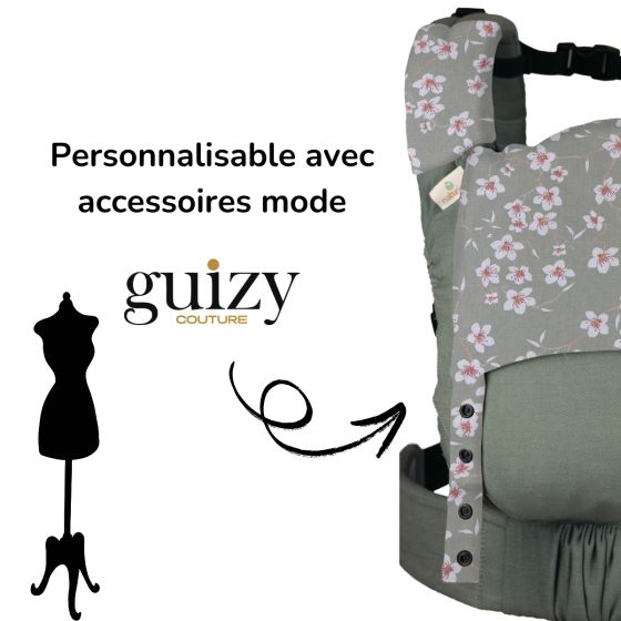 Naturioù Guizy Ergonomic Baby Carrier Green Brocéliande Naturiou