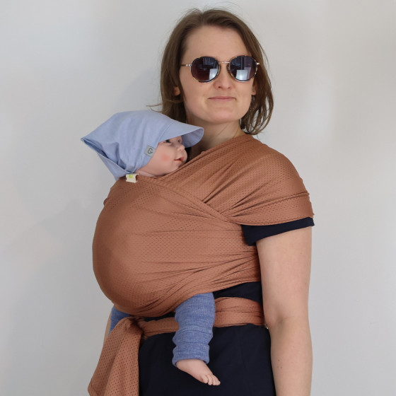 Naturioù R'Wrap Mocha – écharpe de portage respirante