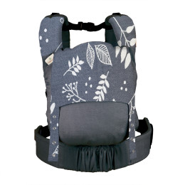 Guizy Couture Jacquard - capuche et protège bretelles - Botanie Marine