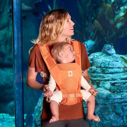 Ergobaby baby carrier Aerloom Onyx - Coral