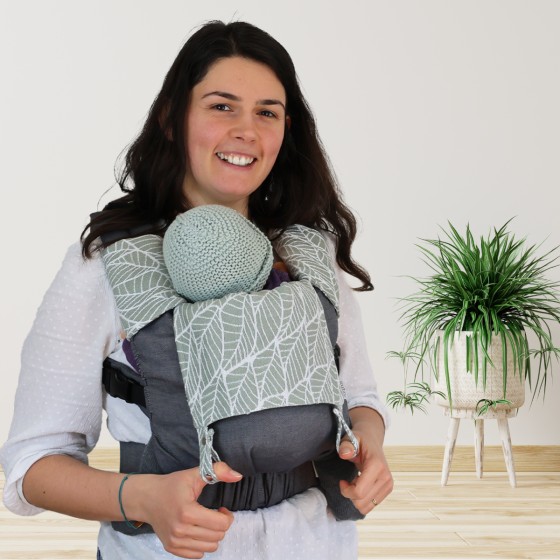 Guizy Couture Jacquard - capuche et protège bretelles