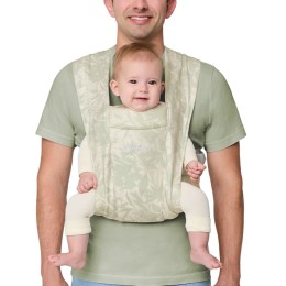 Ergobaby Embrace Soft Knit - Porte-bébé Nouveau-né - Sauge Fleuri