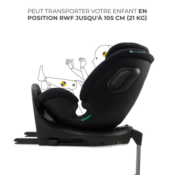 Kinderkraft XRIDER 2 i-Size (40-150 cm) Siège Auto Pivotant Kinderkraft
