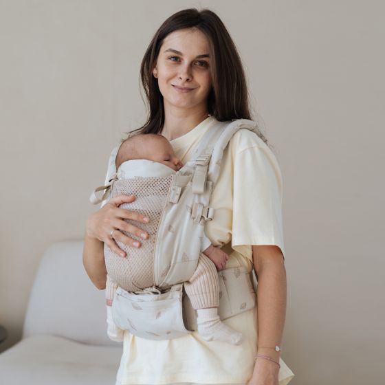 Love and Carry x Naturiou ONE Chickpeas - Babycarrier newborn Love and Carry porte-bébés