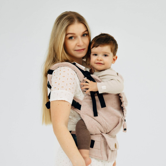 LennyLamb LennyPreschool - Tundra - Porte-enfant avec du lin