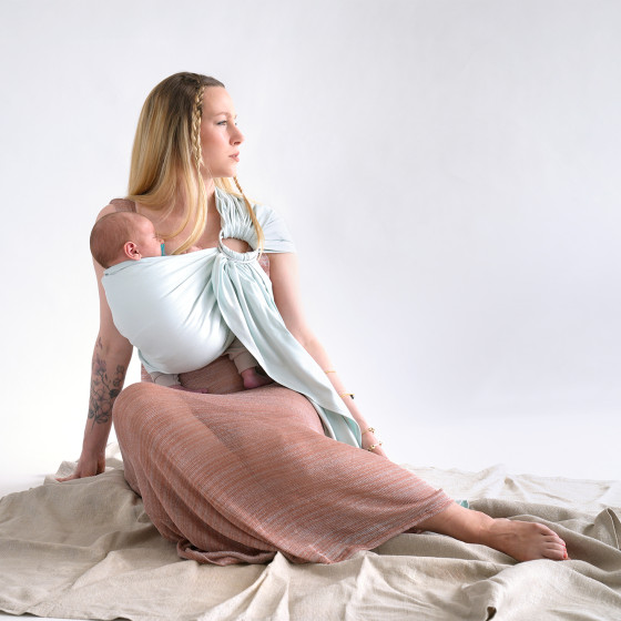 Love Radius Basic Baby Wrap Misty Green