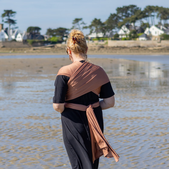 Naturioù R'Wrap Mocha  – mesh baby wrap