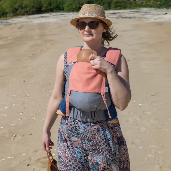 Guizy Couture - teething pads and baby hood - simply for Guizy baby carrier
