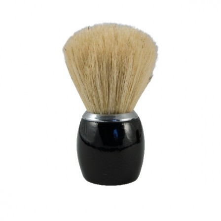 Blaireau de rasage bois Laqué noir tadé