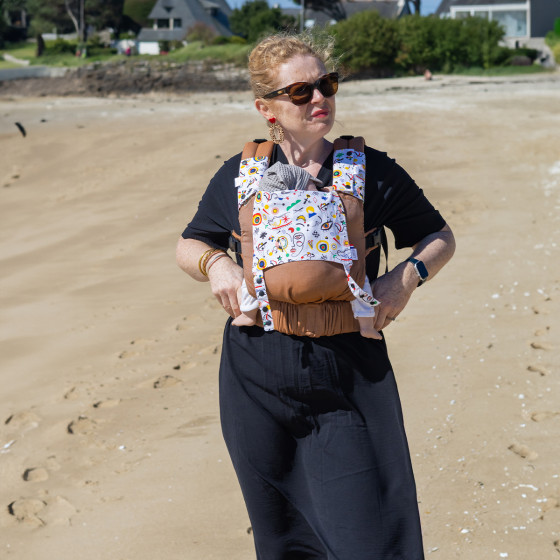 Guizy Couture - teething pads and baby hood for Guizy baby carrier