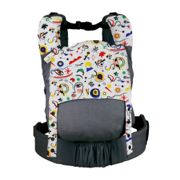 Guizy Couture - teething pads and baby hood for Guizy baby carrier - Pop