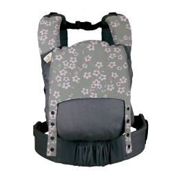 Guizy Couture Imprimés - capuche et protège bretelles - Cerisier