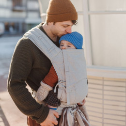 Fidella Fly Tai Toddler Baby Carrier Mei-tai - Chevron Cream