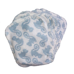 Totsbots Lingettes Lavables Bambou Imprimées - Squiddles