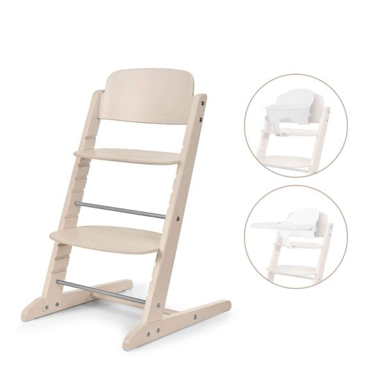 Cybex Iris Pack 3en1 Chaise haute en bois Cybex