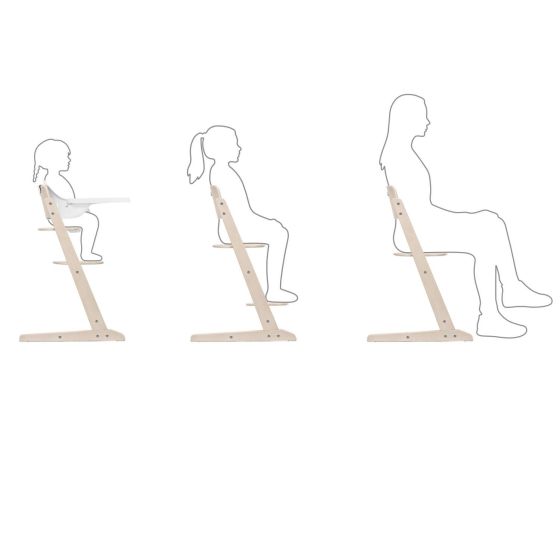 Cybex Iris Pack 3en1 Chaise haute en bois Cybex