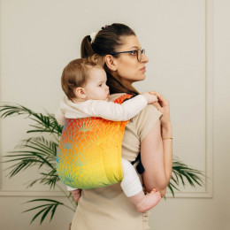 Lennylamb Onbuhimo PRO Toddler - Porte-enfant en Jacquard - Rainbow - Lotus