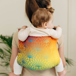Lennylamb Onbuhimo PRO Toddler en Jacquard - Porte-enfant - Rainbow - Lotus