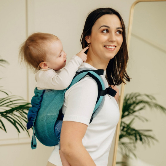 Lennylamb Onbuhimo PRO Toddler en Sergé Brisé - Porte-enfant