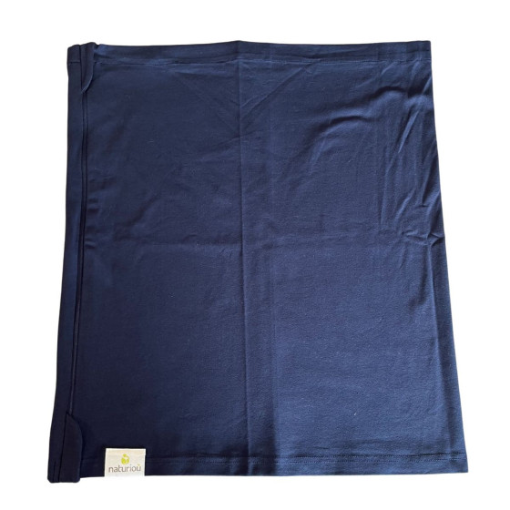 Naturioù - Bandeau de peau à peau zippé Bleu Marine