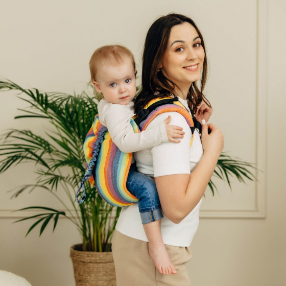 Lennylamb Onbuhimo PRO Standard en Sergé Brisé - Porte-bébé dorsal