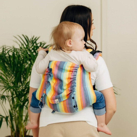 Lennylamb Onbuhimo PRO Standard en Sergé Brisé - Porte-bébé dorsal