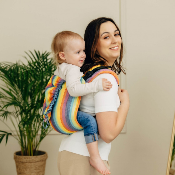 Lennylamb Onbuhimo PRO Standard en Sergé Brisé - Porte-bébé dorsal