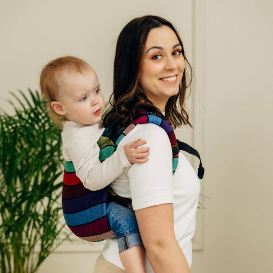 Lennylamb Onbuhimo PRO Standard en Sergé Brisé - Porte-bébé dorsal
