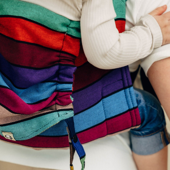 Lennylamb Onbuhimo PRO Standard en Sergé Brisé - Porte-bébé dorsal