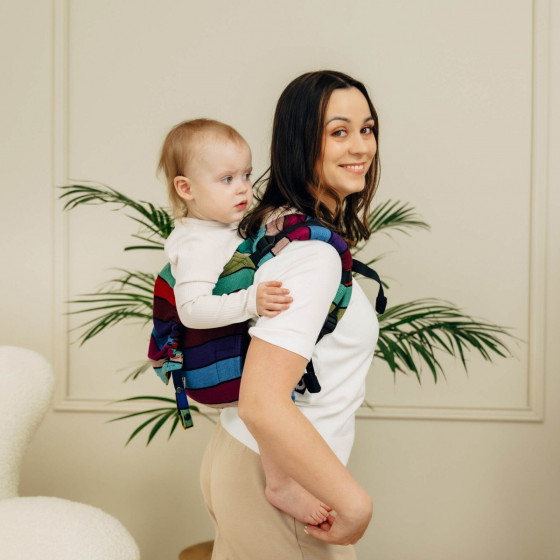 Lennylamb Onbuhimo PRO Standard en Sergé Brisé - Porte-bébé dorsal