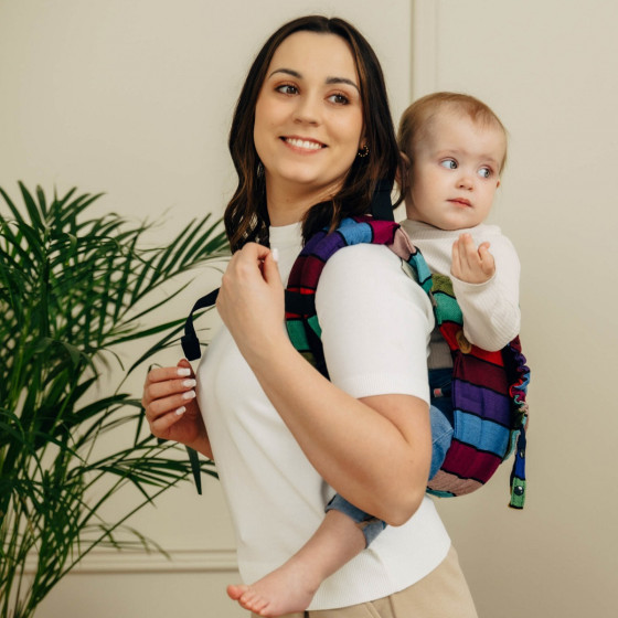 Lennylamb Onbuhimo PRO Standard en Sergé Brisé - Porte-bébé dorsal