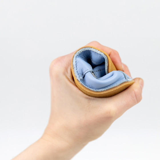 ERDA Classique - Chaussures Barefoot Enfant en Cuir ERDA