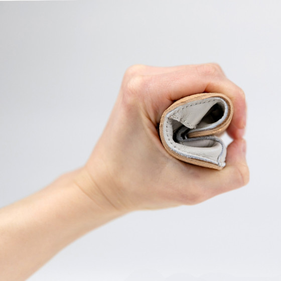 ERDA Classique - Chaussures Barefoot Enfant en Cuir ERDA