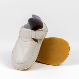 ERDA Classique - Chaussures Barefoot Enfant en Cuir
