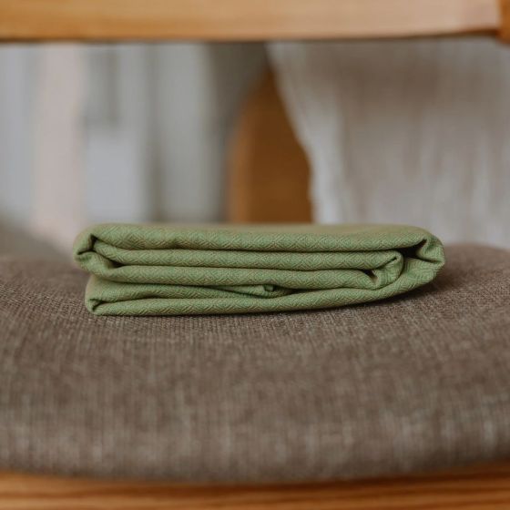 Storchenwiege Ring Sling Leo Green Storchenwiege baby carrier