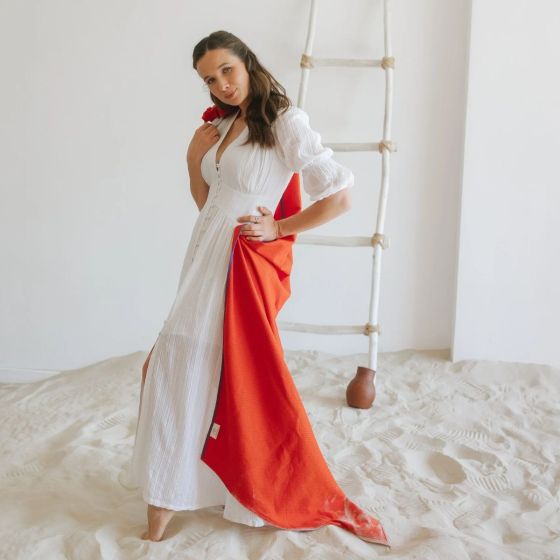 Storchenwiege RingSling Leo Orange Storchenwiege baby carrier