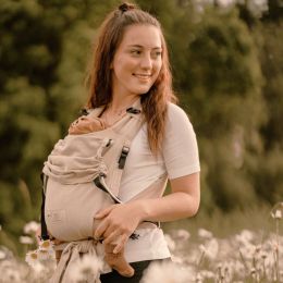 Storchenwiege BabyCarrier SLIM Nature Ecru Storchenwiege baby carrier