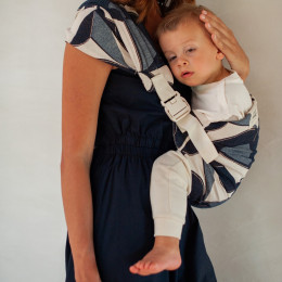 Mama Hangs - Carry & Walk Jacquard - Indigo