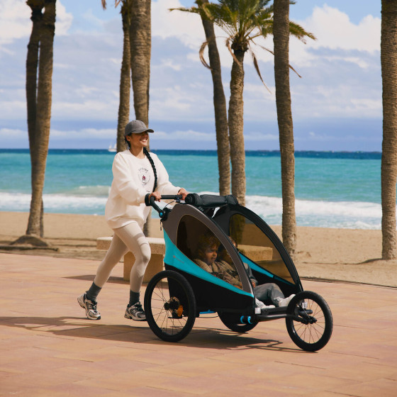 KinderKraft NAVA - Remorque Vélo Enfant 3en1