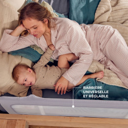 Kinderkraft GUARD & DREAM - Bed Barrier - Grey