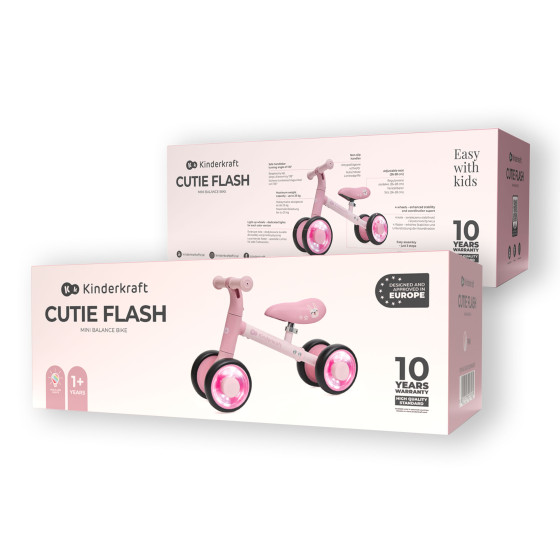 Kinderkraft CUTIE FLASH - mini draisienne bébé