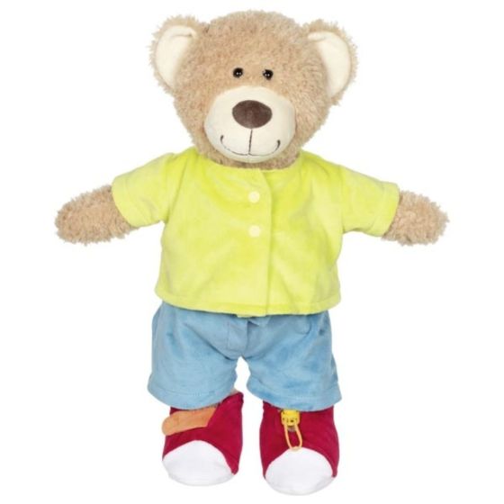 Goki Ours Brommel pour apprendre à s'habiller Goki jeux en bois