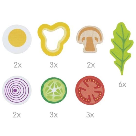 Goki Salade à composer - Jouet en bois Goki jeux en bois