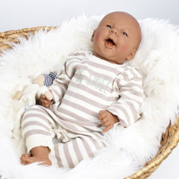 Newborn 49cm 2.7kg - Breastfeeding and Carrying Demonstration Dummy - Timo (Garçon peau claire)
