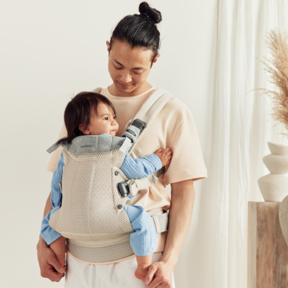 porte-bébé Babybjorn Harmony Mesh Crème